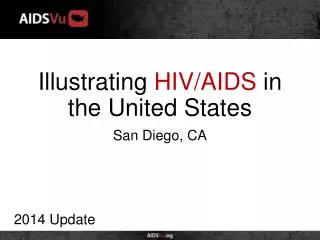 Illustrating HIV/AIDS in the United States