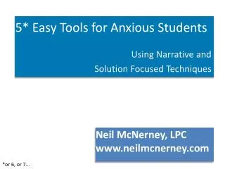 5* Easy Tools for Anxious Students