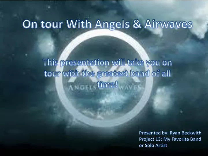 on tour with angels airwaves