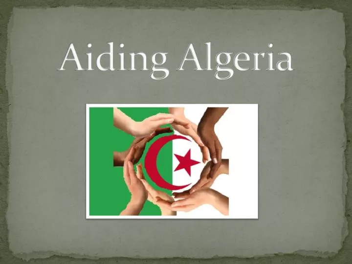 aiding algeria