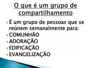 o que um grupo de compartilhamento
