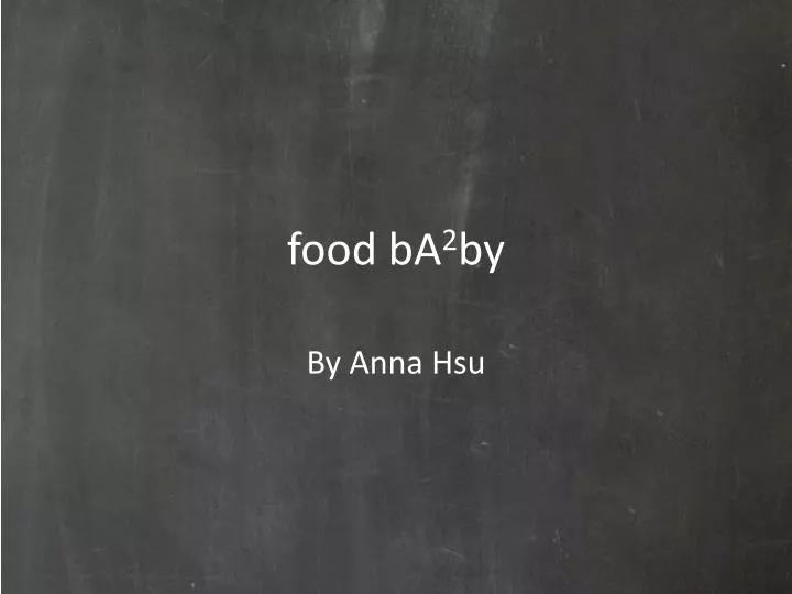 food ba 2 by