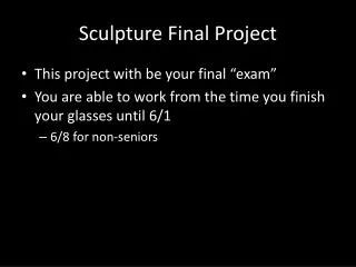 Sculpture Final Project