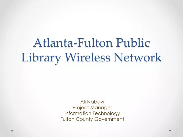 atlanta fulton public library wireless network