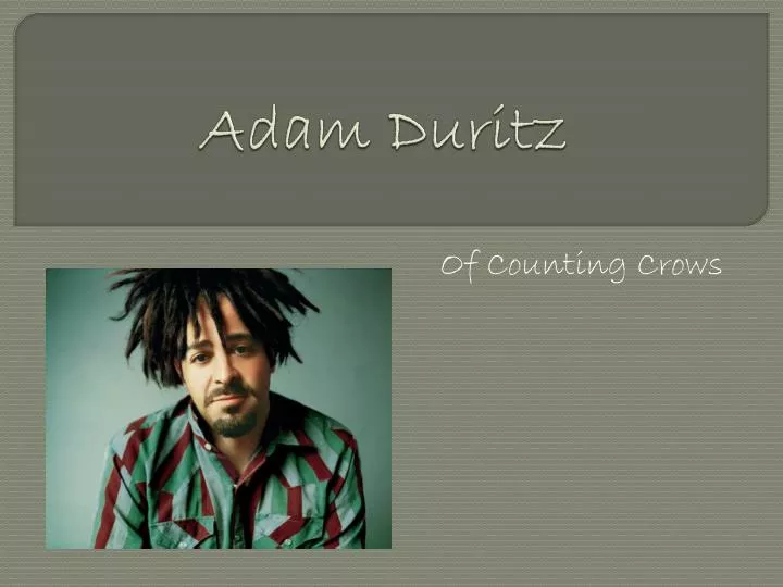 adam duritz