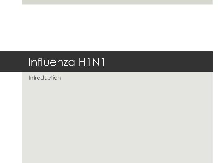 influenza h1n1