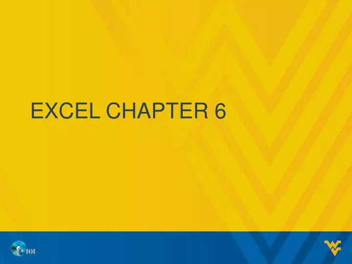 excel chapter 6