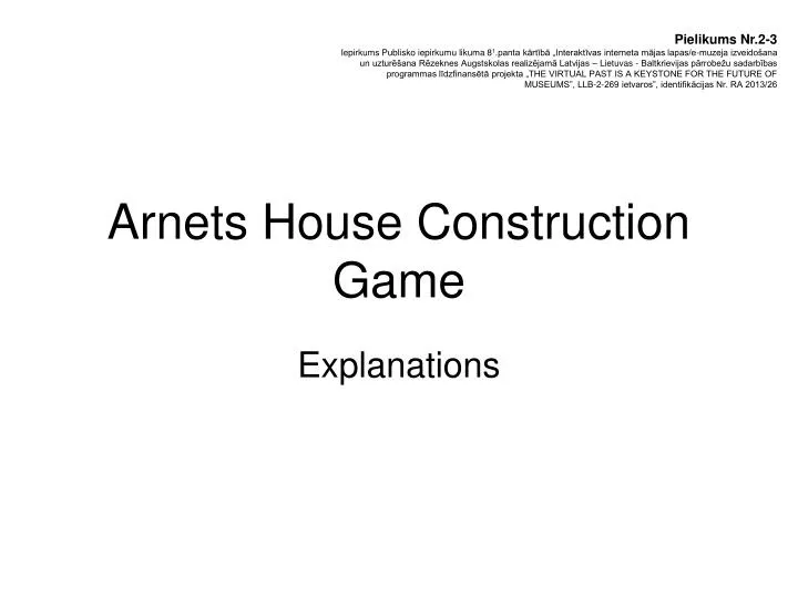 arnets house construction game