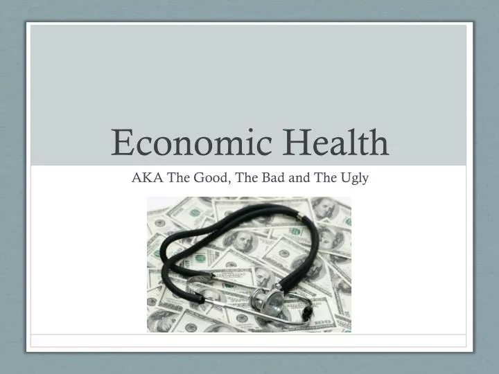 economic health