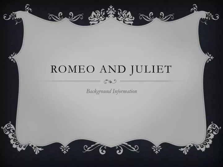 romeo and juliet