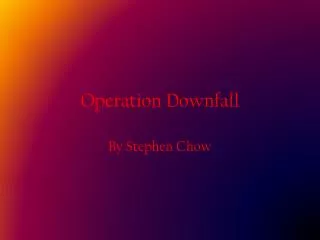 Operation Downfall