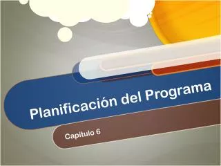 planificaci n del programa