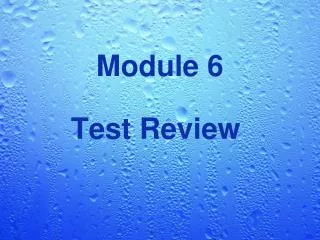 module 6
