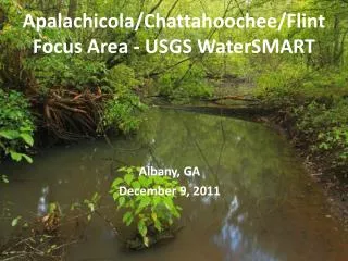 Apalachicola/Chattahoochee/Flint Focus Area - USGS WaterSM A RT