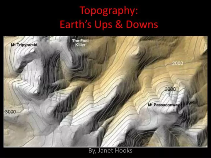 topography earth s ups downs