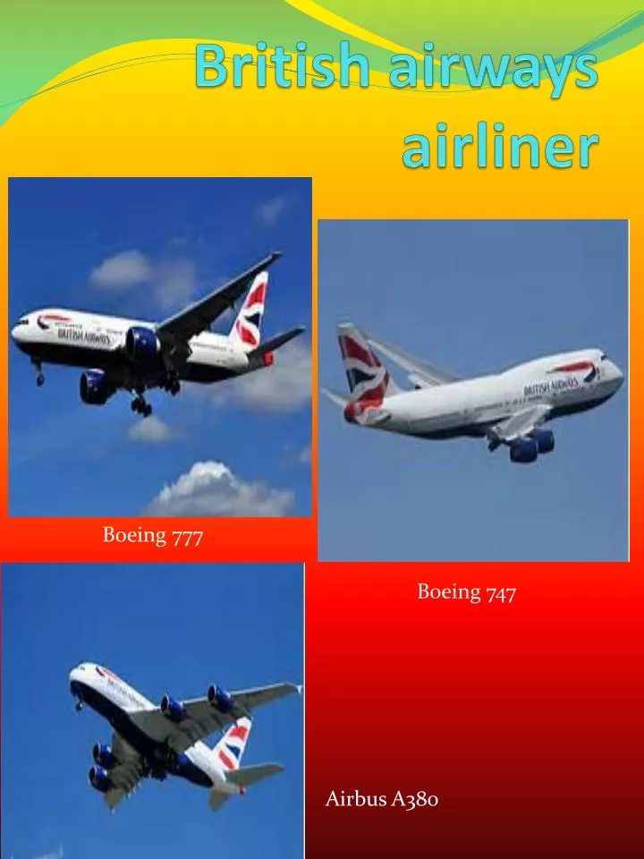 british airways airliner