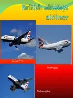 British airways airliner