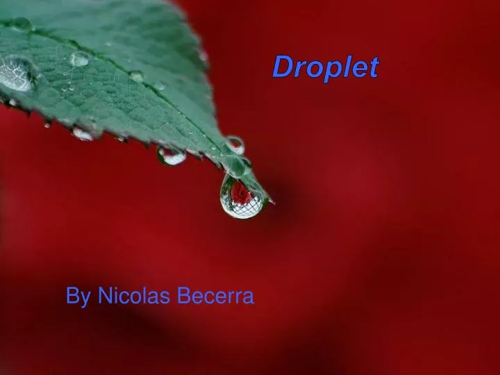 droplet