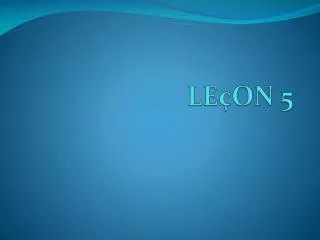 le on 5