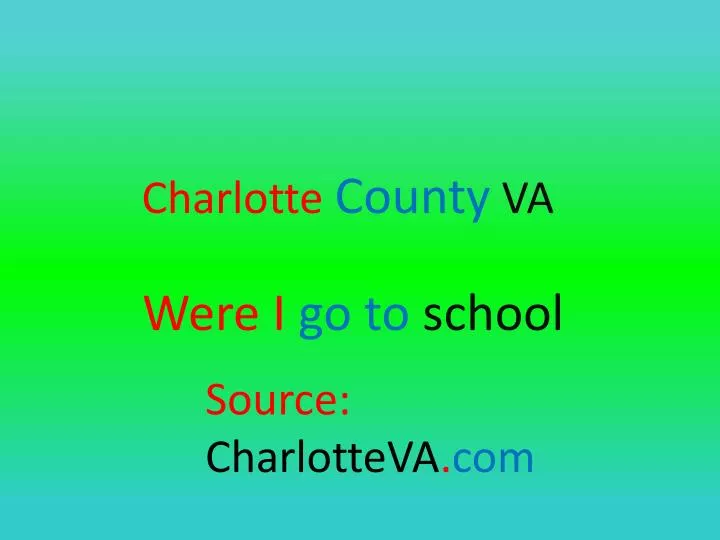 charlotte county va