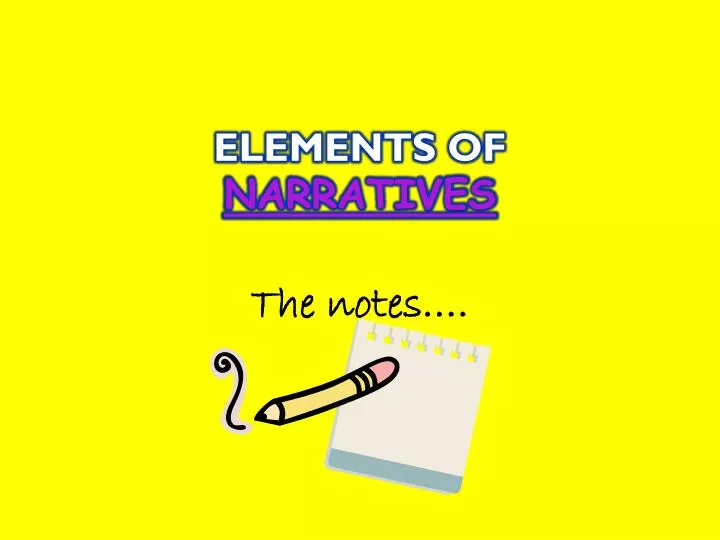 elements of narratives