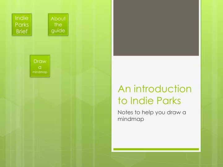 an introduction to indie parks