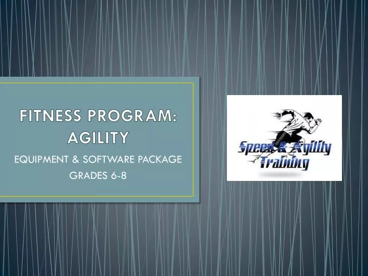 fitness program agility