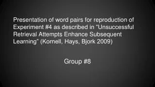 group 8