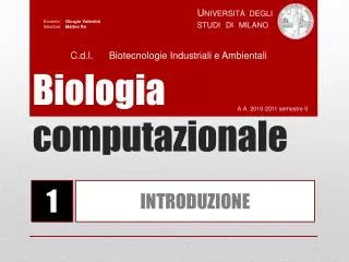 biologia computazionale