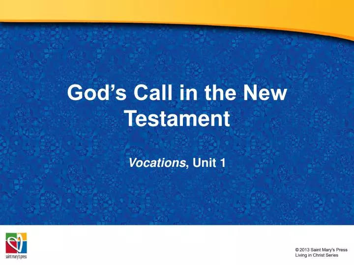 god s call in the new testament