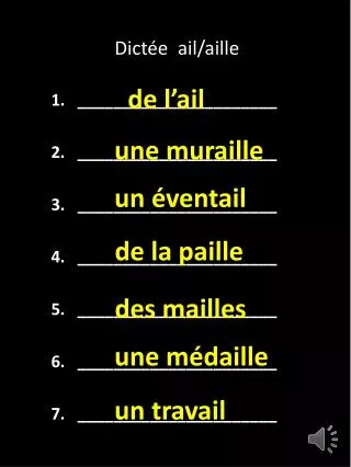 dict e ail aille