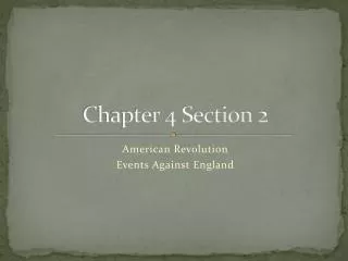 Chapter 4 Section 2