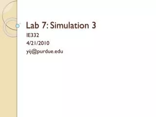 Lab 7: Simulation 3