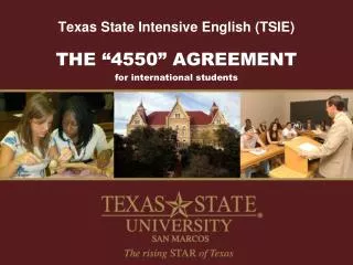 Texas State Intensive English (TSIE)