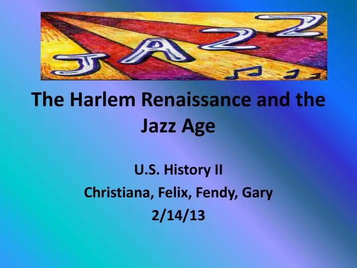 the harlem renaissance and the jazz age