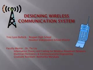 Designing Wireless Communication System