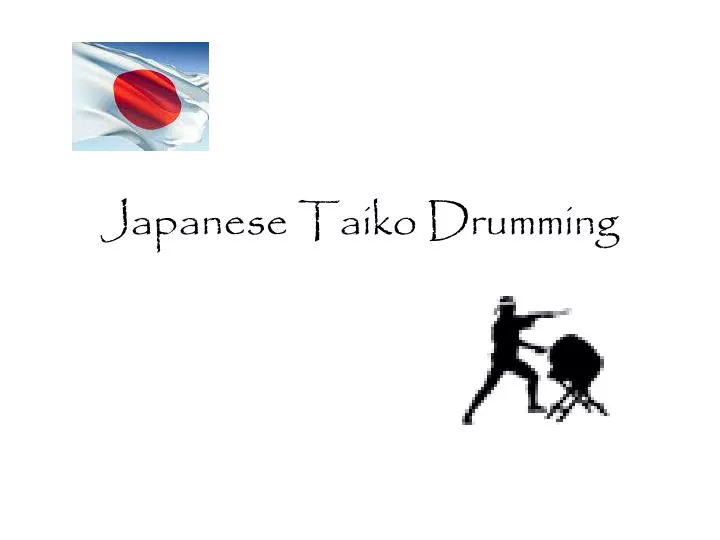 japanese taiko drumming