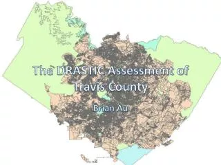 The DRASTIC Assessment of Travis County