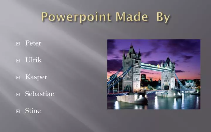 powerpoint made by