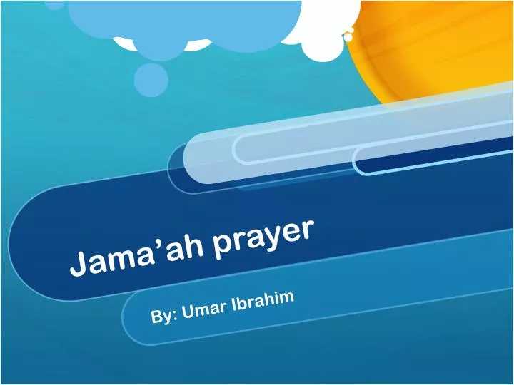 jama ah prayer