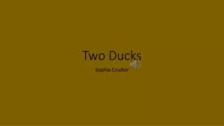 two ducks