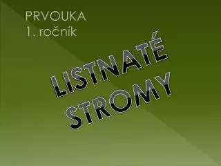 prvouka 1 ro n k