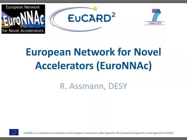 european network for novel accelerators euronnac