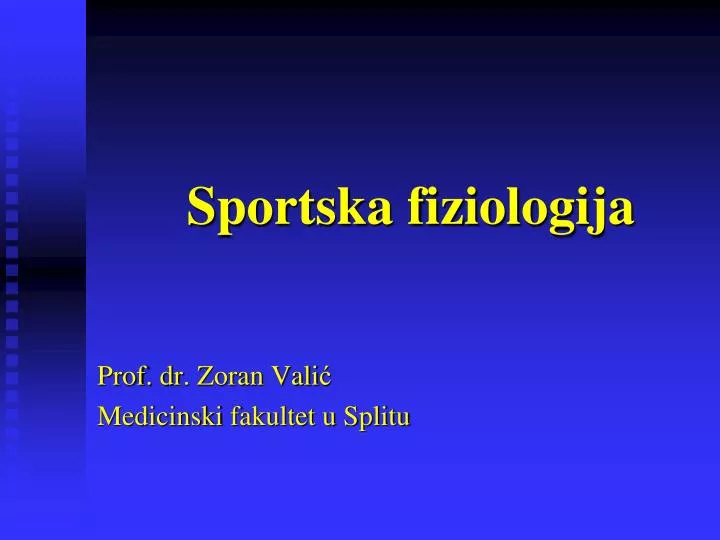 sportska fiziologija