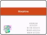 Morphine - slide 1