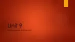 Unit 9 - slide 1