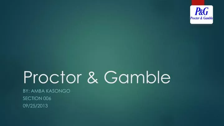 proctor gamble