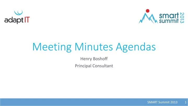 meeting minutes agendas