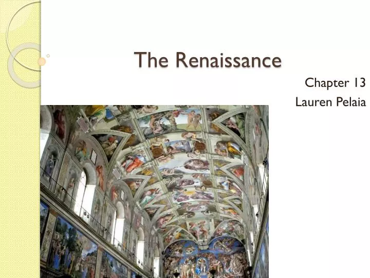 the renaissance