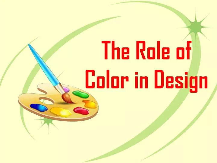 the role of color in design